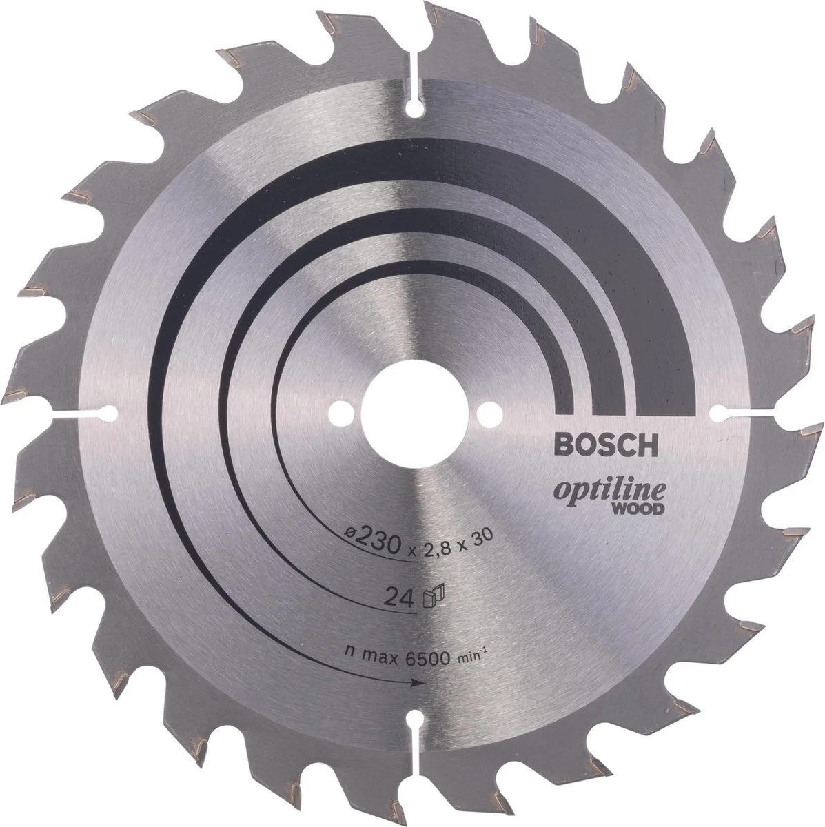 Bosch Professional Cirkelzaagblad PRO Wood | Ø 230 x 2,8 x 30mm 24T - 2608640627