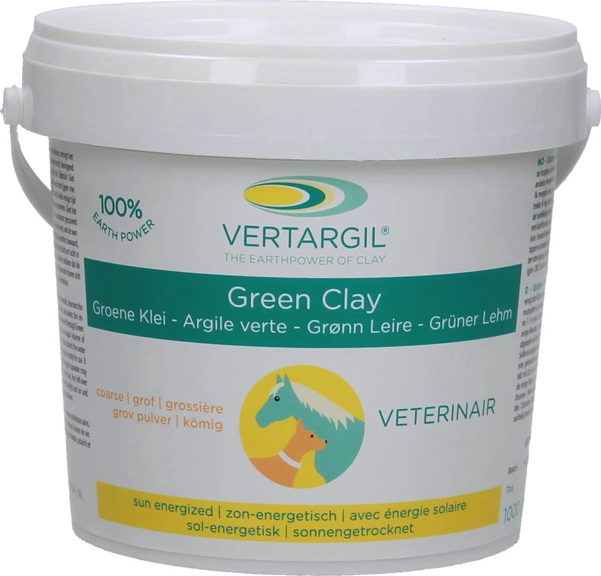Chi Natural Life Vertargil Groene Leem Grof 2,5KG