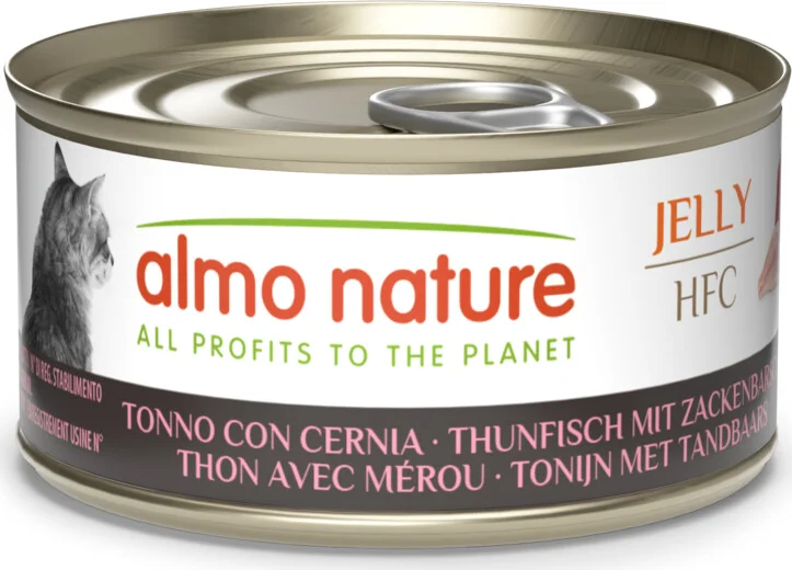 Almo Nature HFC Kattenvoer Nat Tonijn & Tandbaars 70 gr