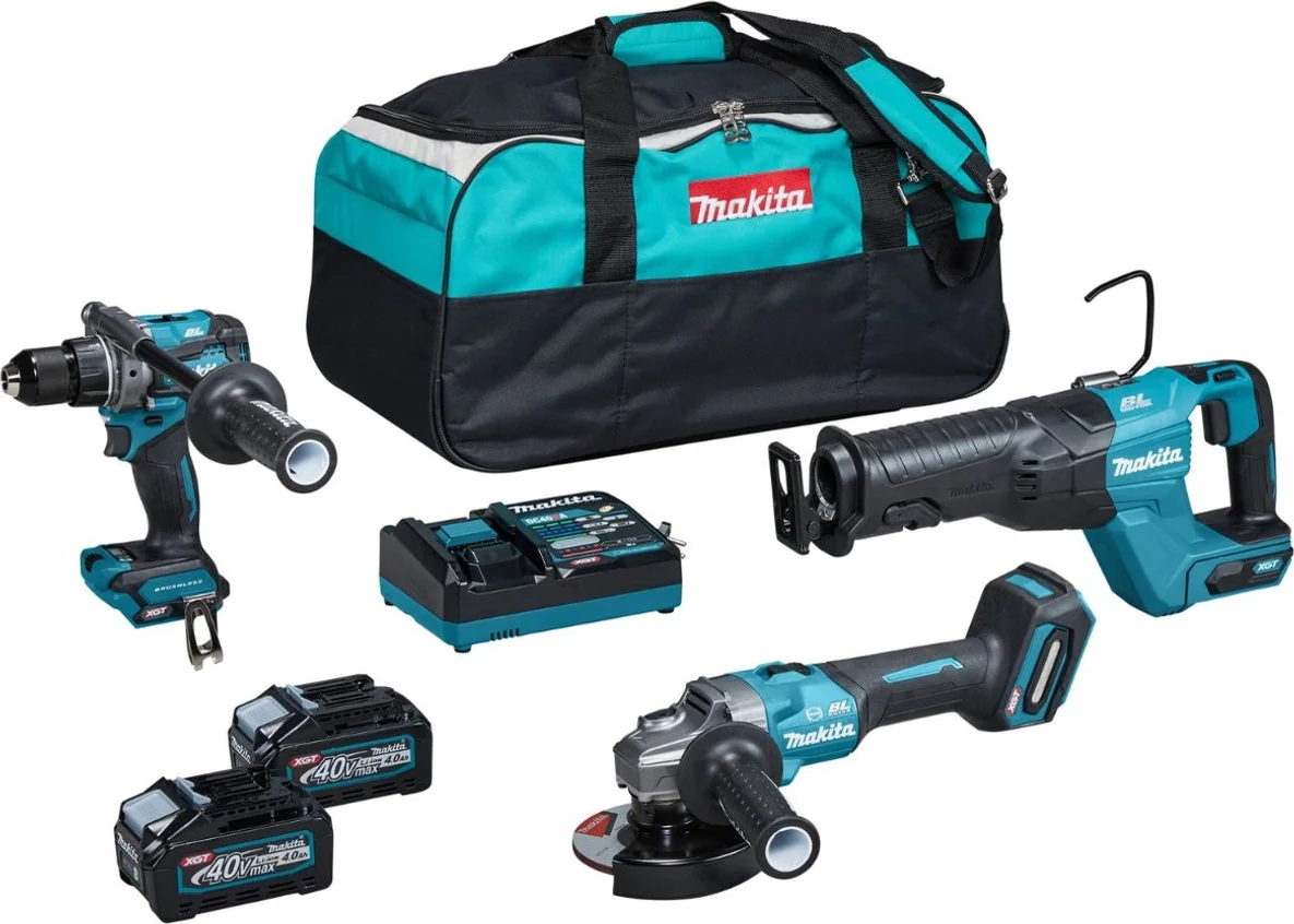 Makita DK0159G301 Accu combiset 3-delig XGT 40V Max 4.0Ah in tas