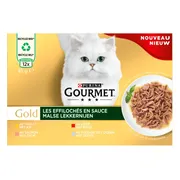 Gourmet Gold Kattenvoer Nat Malse Lekkernijen Multipack 12 x 85 gr