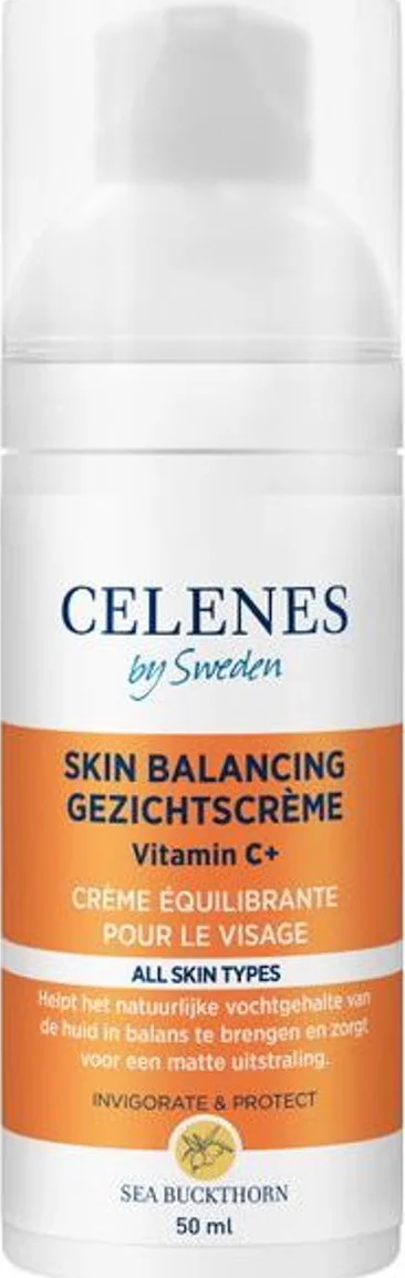 Celenes by Sweden Sea Buckthorn Balancing Gezichtscrème - Vette/Gecombineerde Huid 50ML