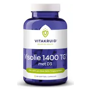 Vitakruid Visolie 1400 TG® Triglyceriden D3 Softgel Capsules 90SG