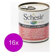 16x Schesir Hondenvoer Kip Wortel in Gelei 285 gr