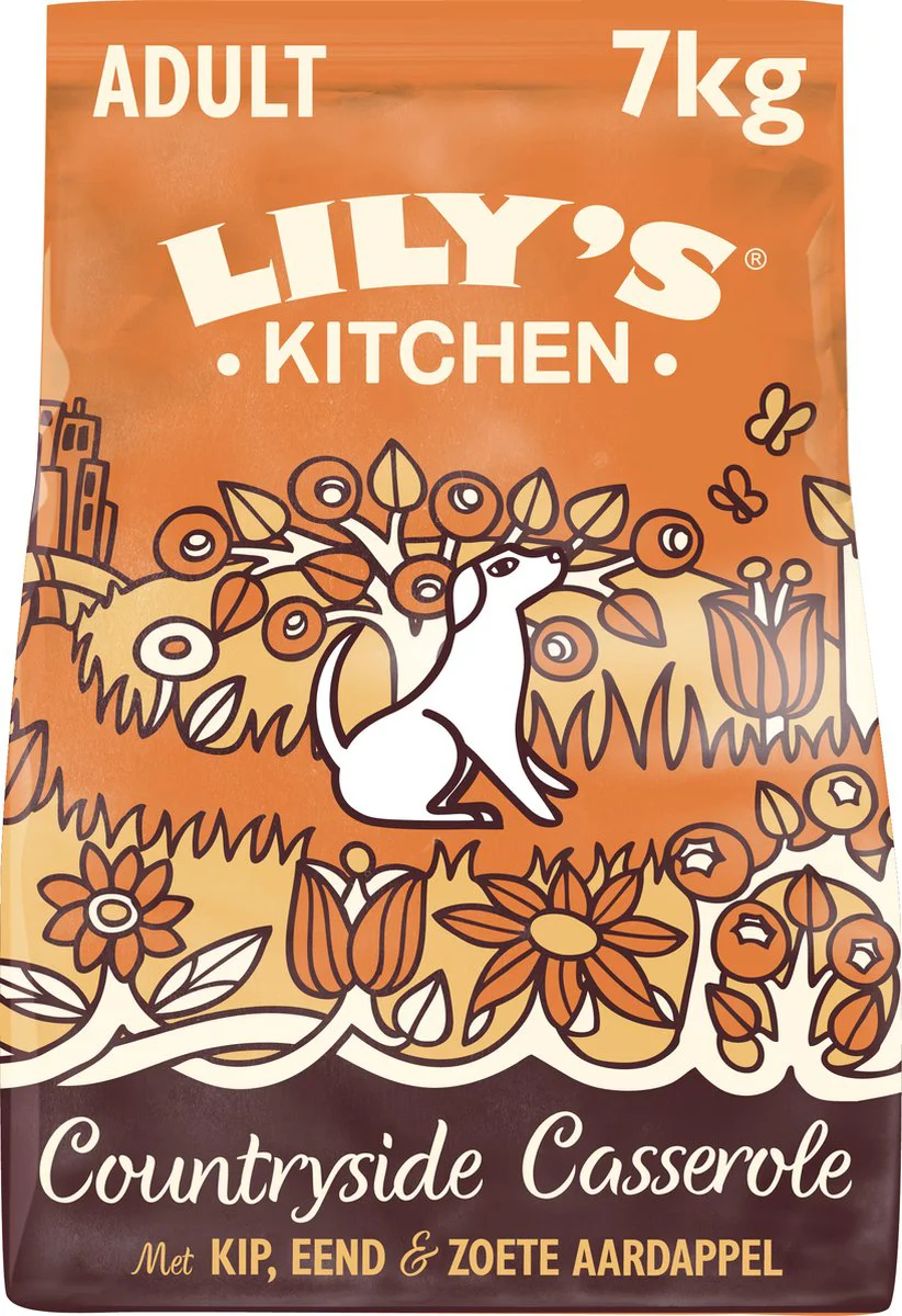 Lily's Kitchen Hondenvoer Droog Countryside Casserole Kip & Eend 7 kg