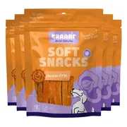 5x Braaaf Hondensnack Reepjes Kip 85 gr