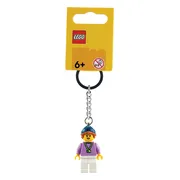 LEGO Meisje met zonnebloemkoord sleutelhanger