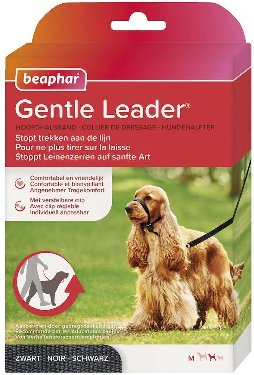 Beaphar Gentle Leader Zwart M