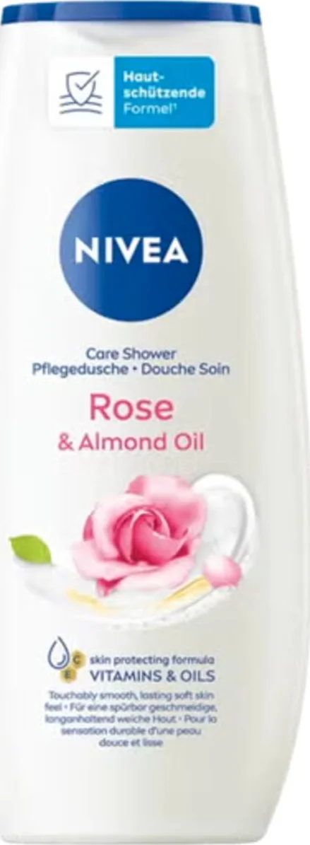 3x NIVEA Douchegel Rose & Almond Oil 250 ml