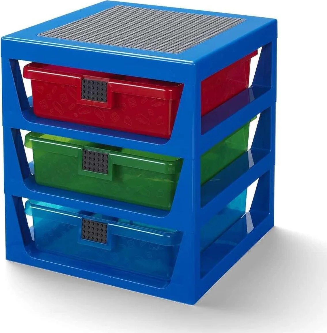 Transparant blauw LEGO ladenblok