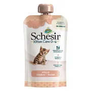 Schesir Kattenvoer Kitten 0-6 Kip in Cream 150 gr