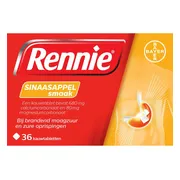 Rennie Sinaasappel kauwtabletten bij brandend maagzuur 36TB