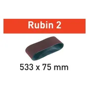Festool Schuurband 533x75mm P80 Rubin 2 VE=10 - 499157