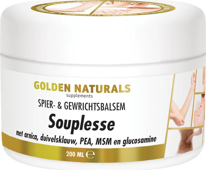 2x Golden Naturals Souplesse Spier- & Gewrichtsbalsem 200 ml