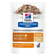 Hill's Prescription Diet k/d + Mobility Kattenvoer Nat Kip 85 gr