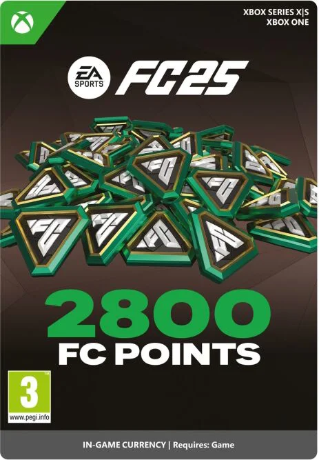 EA Sports FC 25 - 2800 FC Points - Xbox Series X|S/Xbox One - Currency - Niet beschikbaar in Belgie