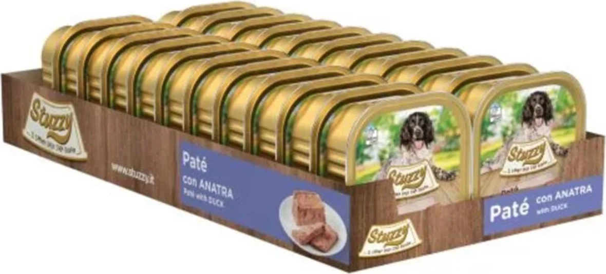 22x Stuzzy Hondenvoer Paté Eend 150 gr