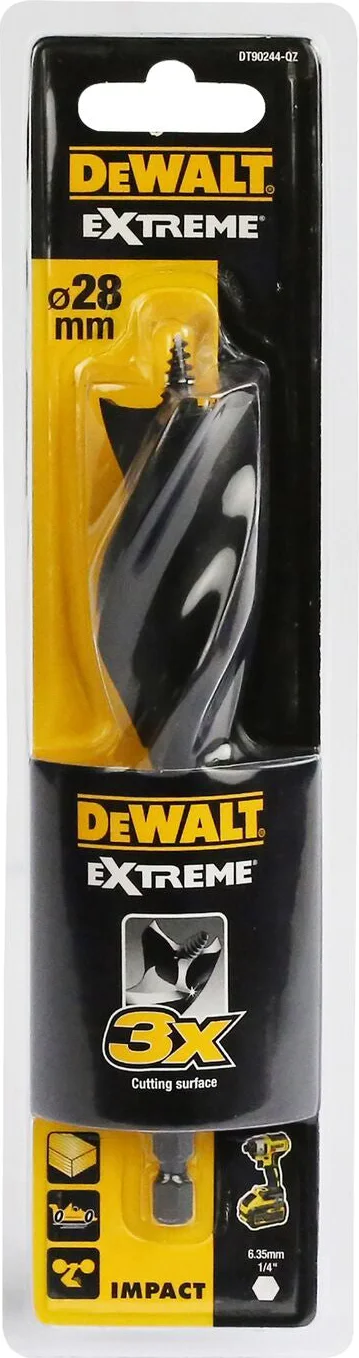 DeWALT DT90244 Speedboor tri flute EXTREME™™ 28x152mm