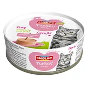 Smolke Kattenvoer Soft Paté Kalkoen 80 gr