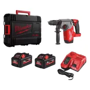 Milwaukee M18 FUEL™ ONEFHX-552X ONE-KEY™ Accu combihamer SDS-Plus 2,5J + snelwisselboorkop 18V 5.5Ah in HD-Box - 4933478504