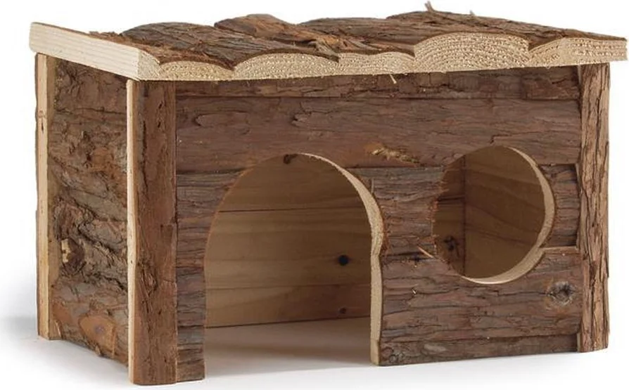 Beeztees Forest Royal Blokhut - Knaagdier - 28x18x16 cm