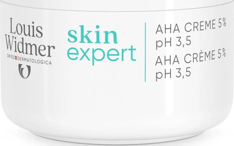 Louis Widmer Skinexpert AHA Crème 5 % pH 3,5 zonder parfum 50 ML