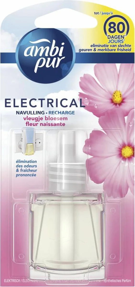9x Ambi Pur Elektrische Geurverspreiders Navulling Blossom & Breeze