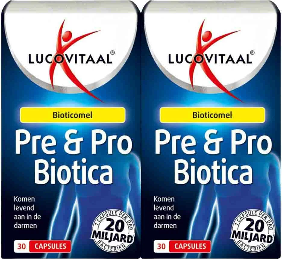 2x Lucovitaal Pre & Probiotica 30 capsules