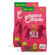 2x Edgard & Cooper Hondenvoer Bio Rund - Bio Kip 7 kg