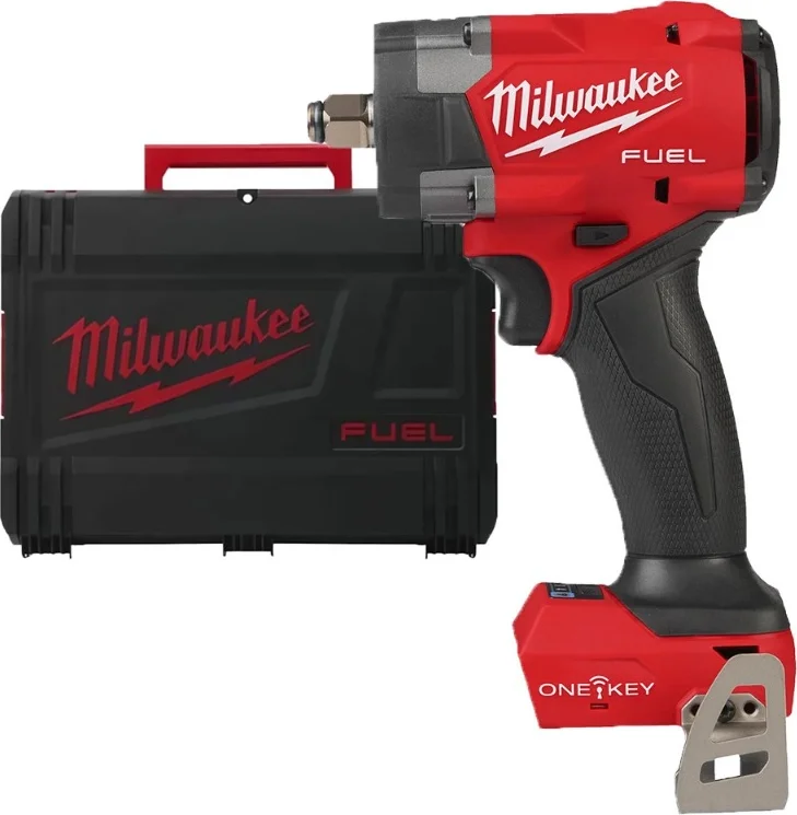 Milwaukee M18 FUEL™ ONEFIW2FC12-0X ONE-KEY™ Accu slagmoersleutel 203Nm 1/2" TORQUE-SENSE™ 18V Basic Body in HD-Box - 4933493412