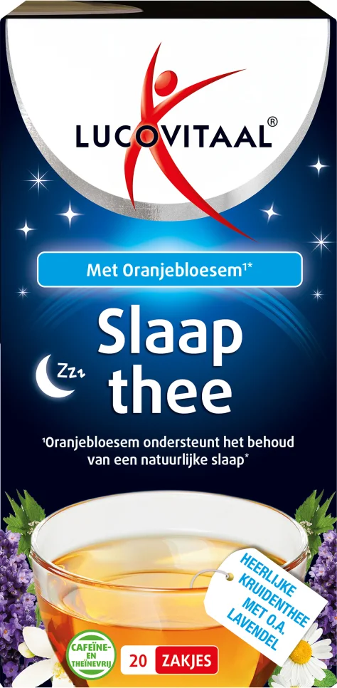Lucovitaal Slaap Thee Vegan 20 stuks