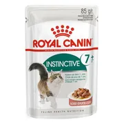 48x Royal Canin Instinctive 7+ Gravy Kattenvoer Nat 85 gr