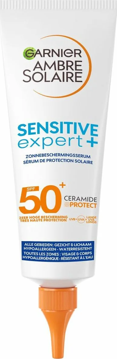 6x Garnier Ambre Solaire Sensitive Expert+ Zonbeschermingsserum SPF 50+ 125 ml