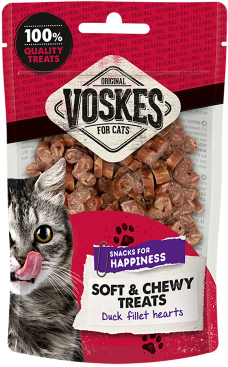 10x Voskes Eendenfilet Hartjes 60 gr