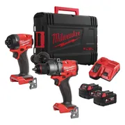 Milwaukee M18 FUEL™ FPP2A3-502X Powerpack M18 FPD3 + M18 FID3 18V 5.0Ah in HD-Box - 4933480873