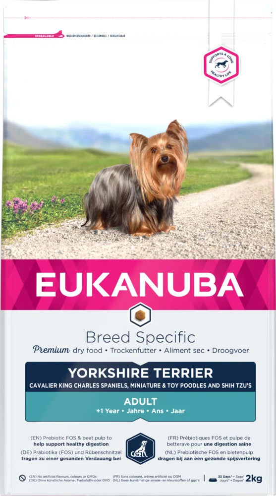 Eukanuba Hondenvoer Droog Adult Yorkshire Terrier Kip 2 kg