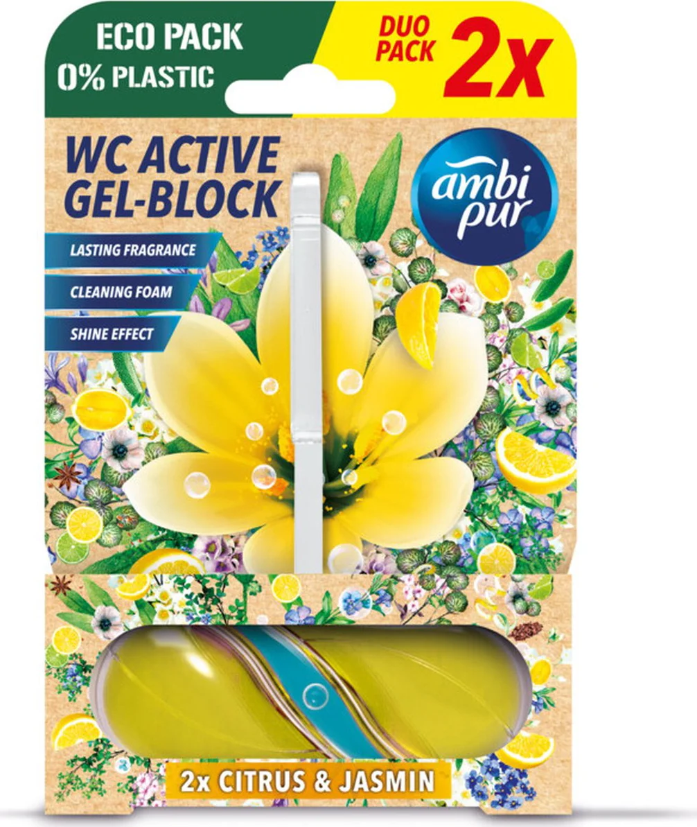 Ambi Pur Toiletblok Citrus & Jasmijn 2 stuks