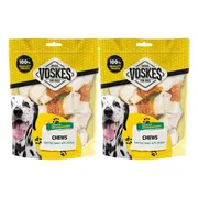 2x Voskes Blanke Kauwknopen Met Kip 10 stuks