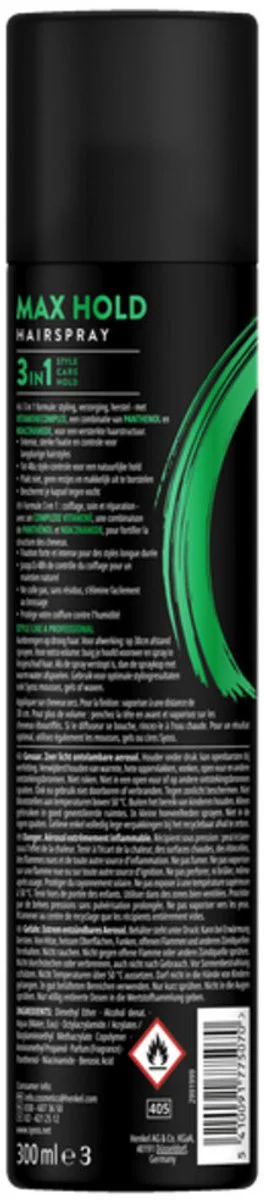 Syoss Max Hold Haarspray 300 ml