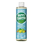 Happy Earth 100% Natural Shower Gel Cedar Lime 300ML