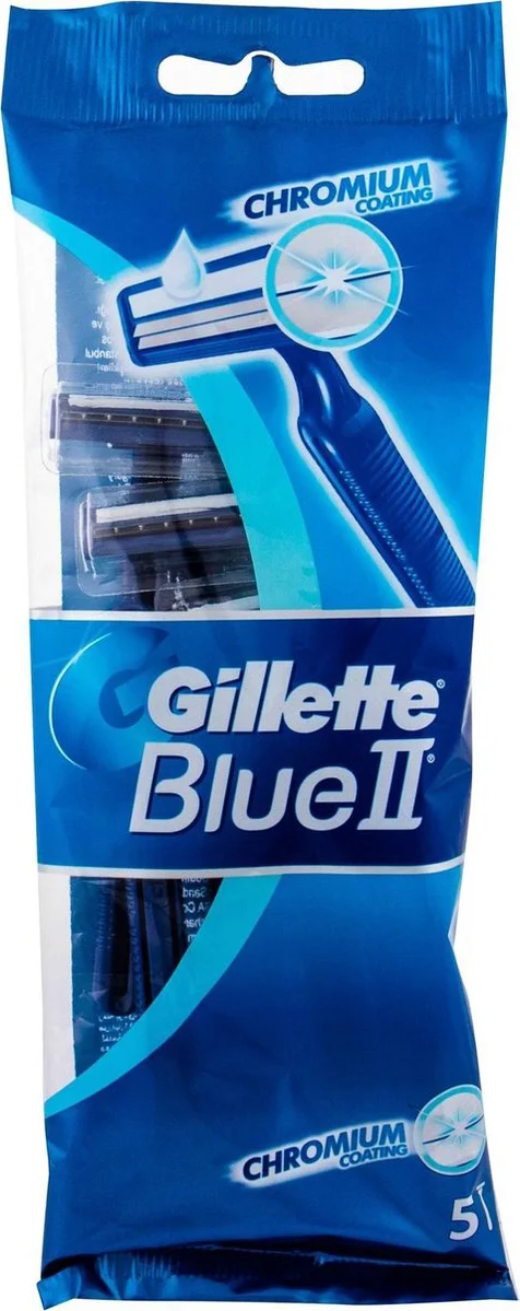 Gillette Blue II Wegwerpscheermesjes 5ST