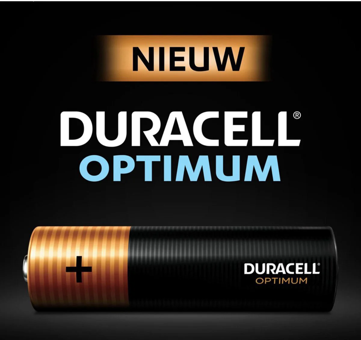 3x Duracell Alkaline Batterijen Optimum AA 4 stuks