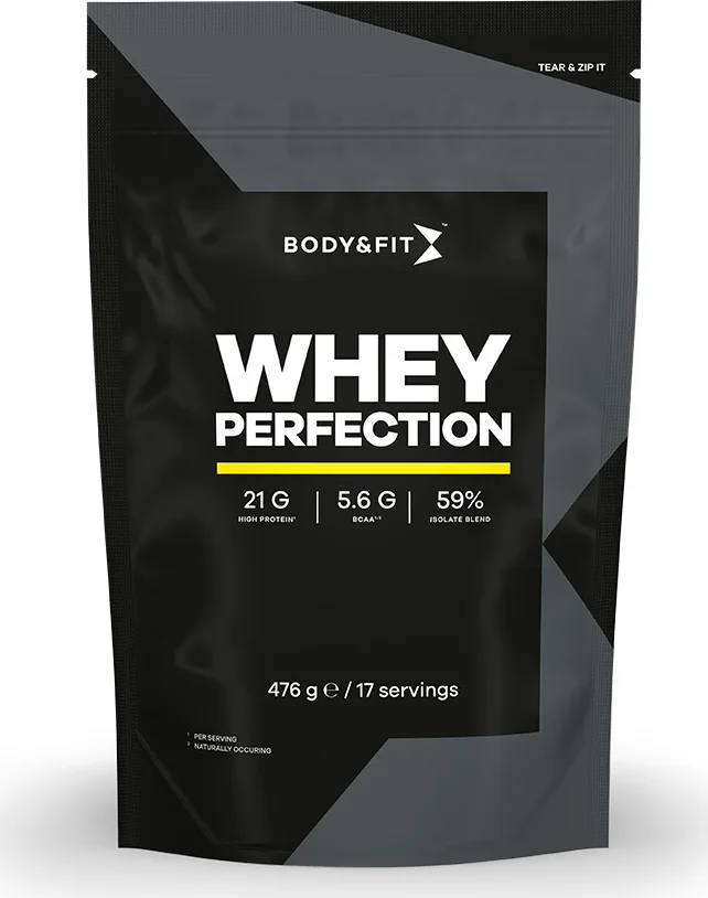 4x Body & Fit Whey Perfection Strawberry Milkshake 476 gr