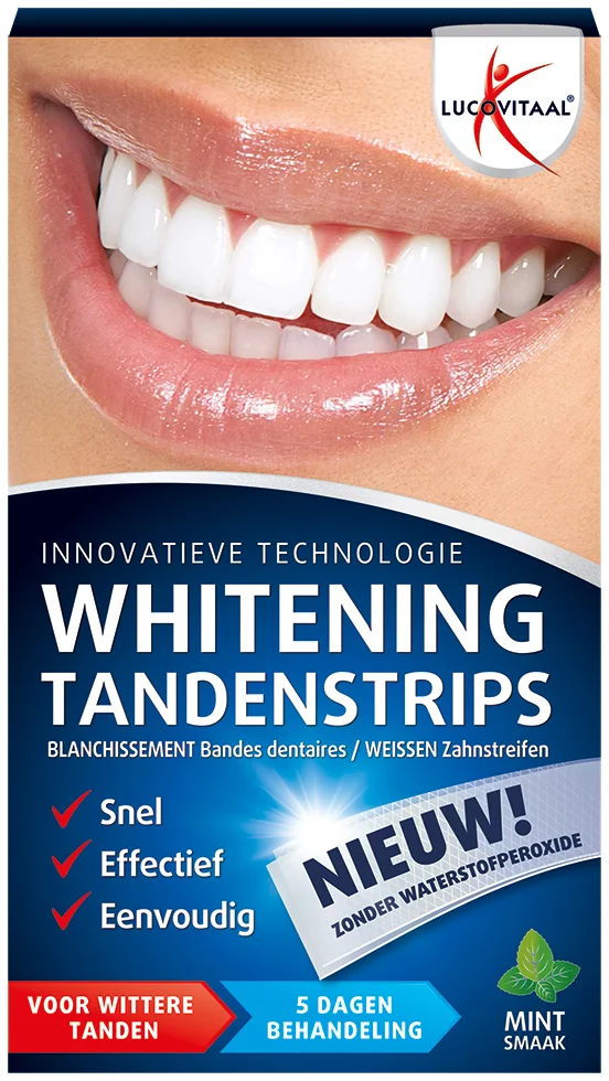 Lucovitaal Whitening Tandenstrips 5 sets