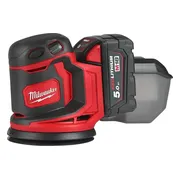 Milwaukee M18 BOS125-502B Accu Excentrische schuurmachine 125mm 18V 5.0Ah in tas - 4933464229
