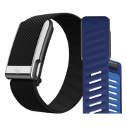 WHOOP MG Life Zwart Abonnement 1 Jaar + WHOOP MG SportFlex Band Blauw