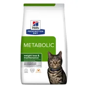 Hill's Prescription Diet Metabolic Weight Management Kattenvoer Droog Kip 8 kg