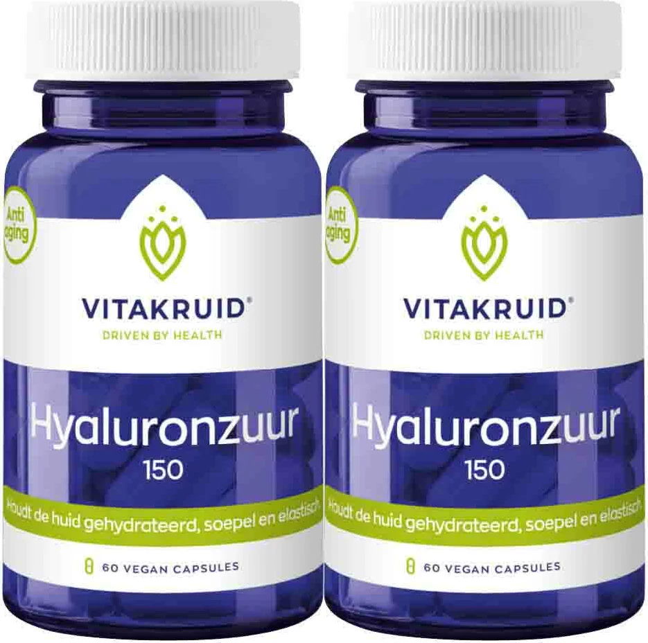 2x Vitakruid Hyaluronzuur 150 60 vegancapsules