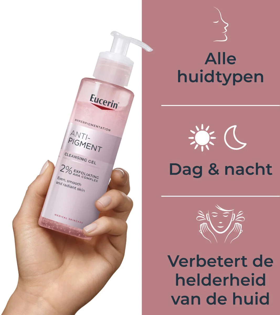 3x Eucerin Anti-Pigment Reinigingsgel 400 ml