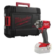 Milwaukee M18 FUEL™ FIW2F38-0X Compacte accu slagmoersleutel 339Nm 3/8" frictiering 18V Basic Body in HD-Box - 4933478650